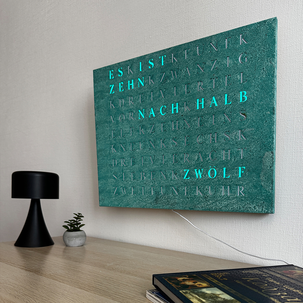 Wordclock Jupiter 
