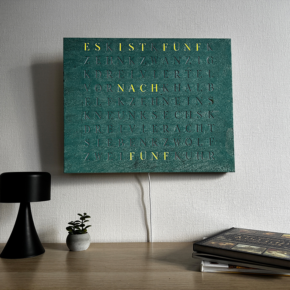 Wordclock Jupiter 