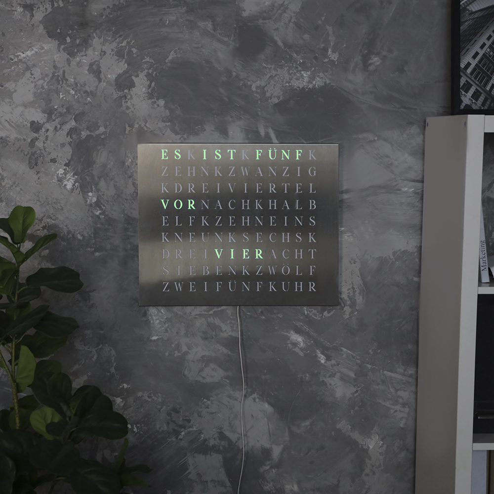 Wordclock Jupiter 