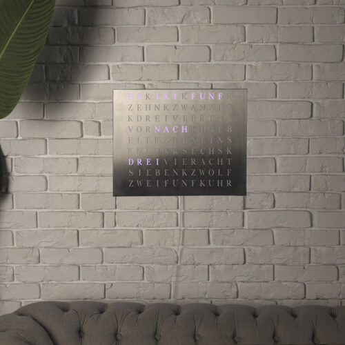 Wordclock Jupiter 
