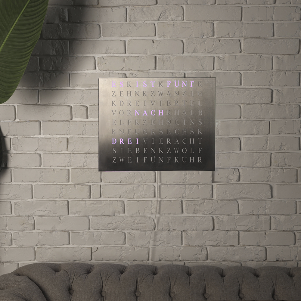 Wordclock Jupiter 