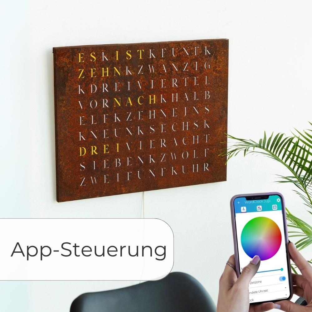 Wordclock Jupiter 
