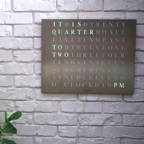 Wordclock Jupiter 