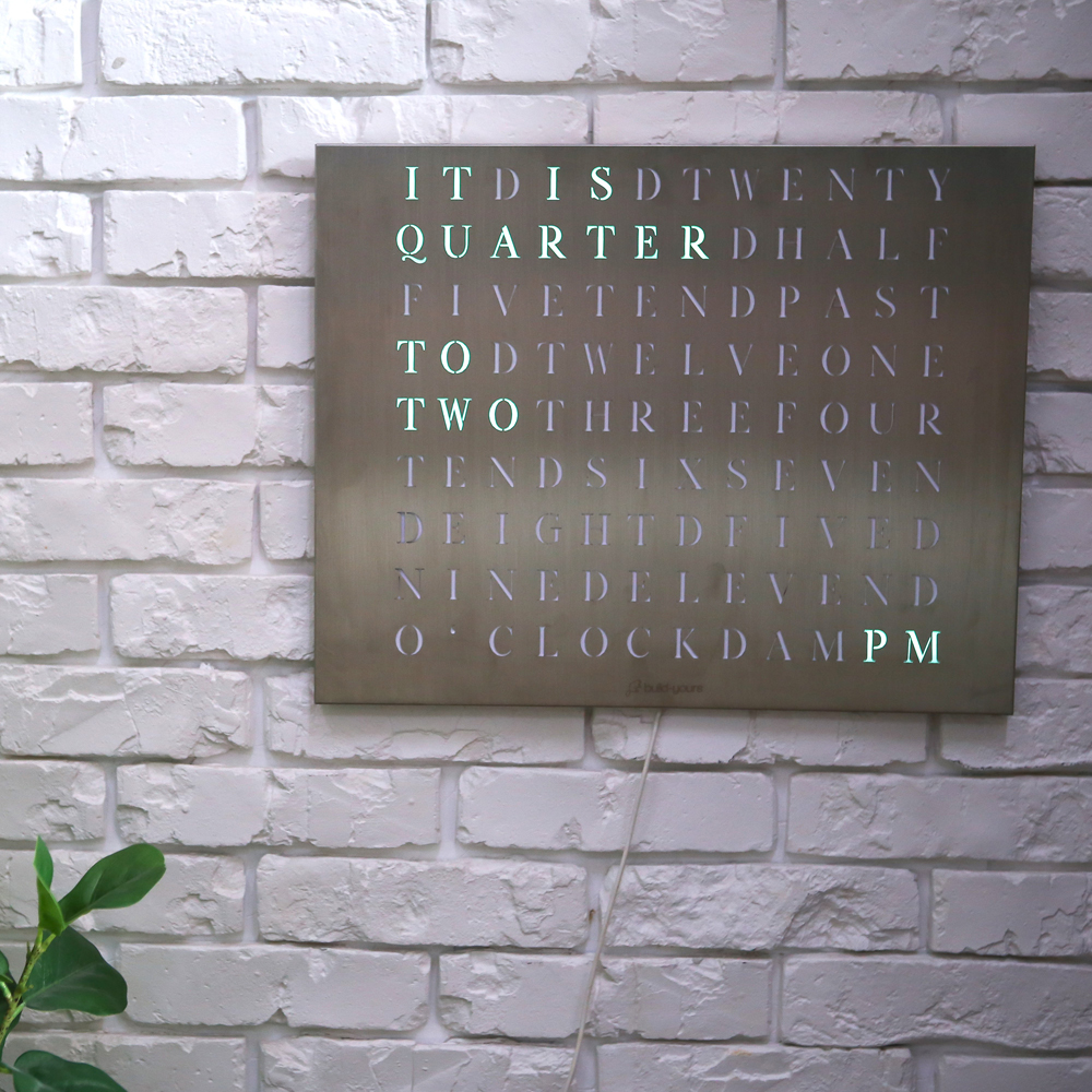 Wordclock Jupiter 