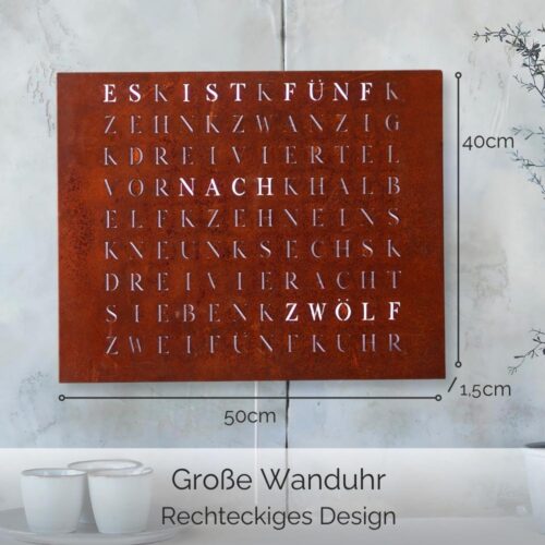 Wordclock Jupiter 