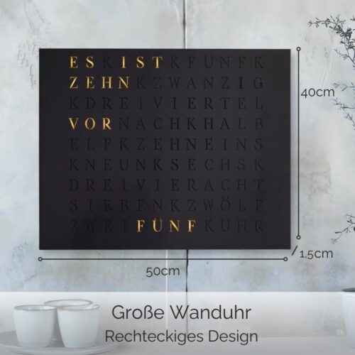Wordclock Jupiter 